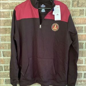 Atlanta United Red and Black Sweatshirt Hoodie